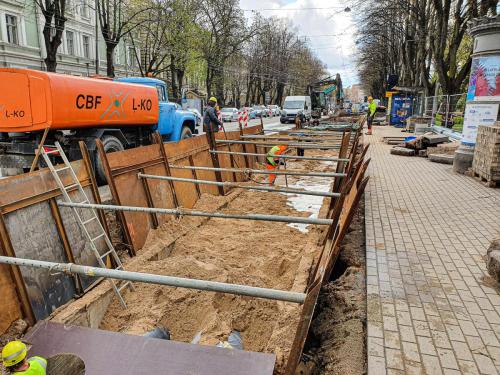 Reconstruction of the heat network highway M-8 Kalpaka boulevard, Riga